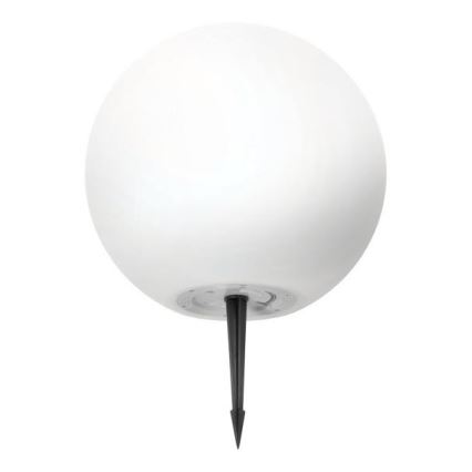 LED RGBW Prigušiva solarna svjetiljka GARDEN BALL LED/5W/3,7V 3000K IP54 2200 mAh Ø 40 cm + daljinsko upravljanje