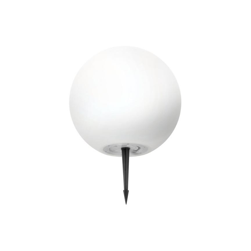 LED RGBW Prigušiva solarna svjetiljka GARDEN BALL LED/5W/3,7V 3000K IP54 2200 mAh Ø 40 cm + daljinsko upravljanje