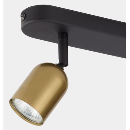 LED RGBW prigušiva spot svjetiljka TOP 2xGU10/6,5W/230V 2700-6500K zlatna/crna