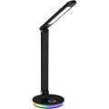 LED RGBW Prigušiva stolna lampa na dodir NEPTUN LED/7W/230V crna