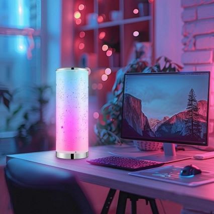 LED RGBW Prigušiva stolna lampa STELLA MINI LED/5W/5V + daljinski upravljač