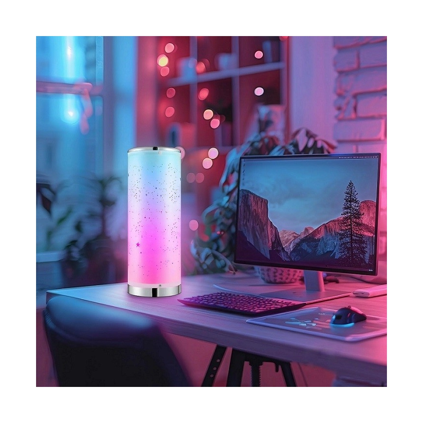 LED RGBW Prigušiva stolna lampa STELLA MINI LED/5W/5V + daljinski upravljač