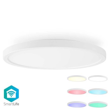 LED RGBW Prigušiva stropna svjetiljka SmartLife LED/18W/230V 2700-6500K Wi-Fi Tuya