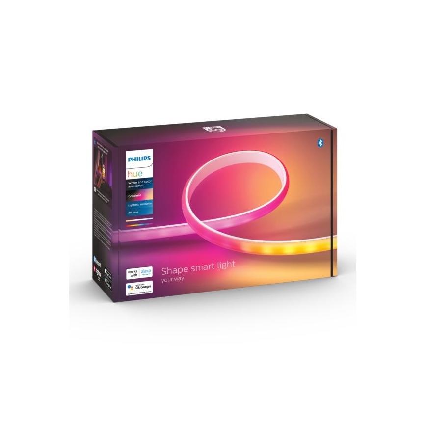 LED RGBW Prigušiva traka Philips Hue WHITE AND COLOR AMBIANCE LED/20W/230V 2 m
