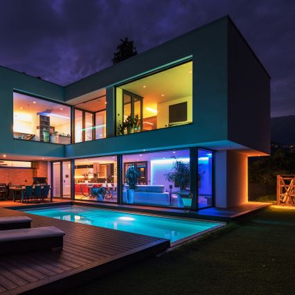LED RGBW Prigušiva traka za kupaonicu LED/7,5W/12V IP65 3m Wi-Fi Tuya
