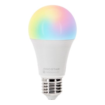 LED RGBW Prigušiva žarulja A60 E27/15W/230V 2700-6500K Wi-Fi - Aigostar