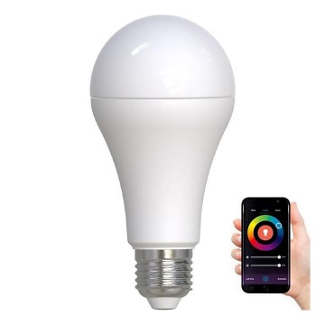 LED RGBW Prigušiva žarulja A60 E27/15W/230V 2700-6500K Wi-Fi Tuya