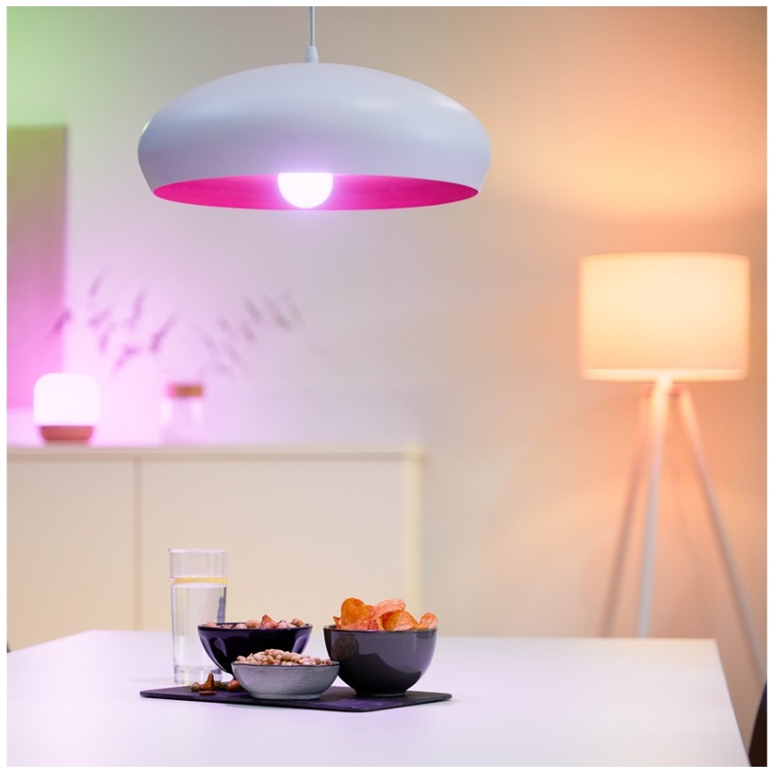 LED RGBW Prigušiva žarulja A60 E27/8,5W/230V 2200-6500K  CRI 90 Wi-Fi + daljinski upravljač - WiZ