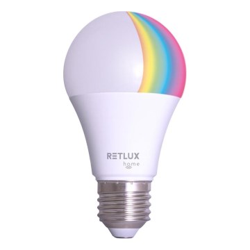 LED RGBW Prigušiva žarulja A60 E27/9W/230V 2700-6500K Wi-Fi Tuya