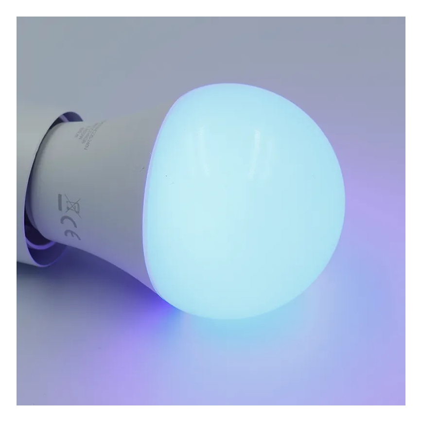 LED RGBW Prigušiva žarulja A60 E27/9W/230V 2700-6500K Wi-Fi Tuya