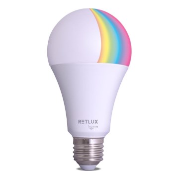 LED RGBW Prigušiva žarulja A70 E27/14W/230V 2700-6500K Wi-Fi Tuya