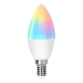 LED RGBW Prigušiva žarulja C37 E14/4,9W/230V 2700-6500K - Aigostar