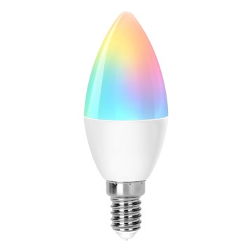 LED RGBW Prigušiva žarulja C37 E14/4,9W/230V 2700-6500K - Aigostar