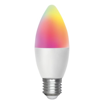 LED RGBW Prigušiva žarulja C37 E27/6,5W/230V 2700-6500K - Aigostar