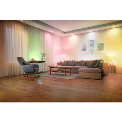 LED RGBW Prigušiva žarulja E27/8,5W/230V 3000-6500K Wi-Fi - Reality