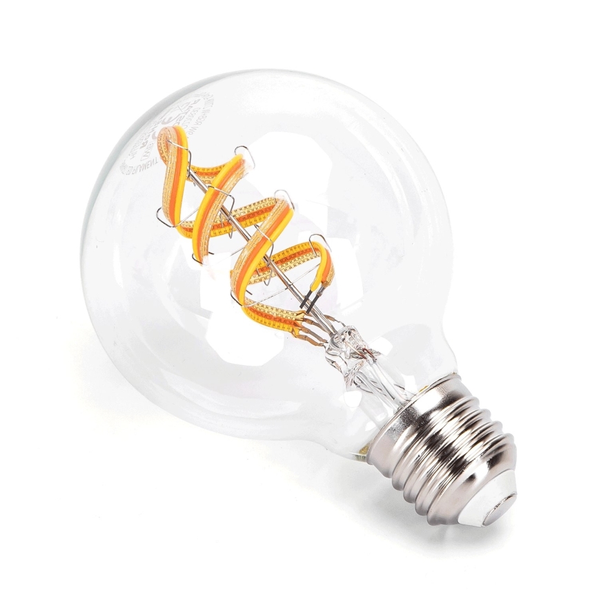 LED RGBW Prigušiva žarulja FILAMENT G80 E27/4,9W/230V 2700K Wi-Fi - Aigostar