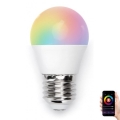 LED RGBW Prigušiva žarulja G45 E27/5W/230V 3000-6500K Wi-Fi - Aigostar