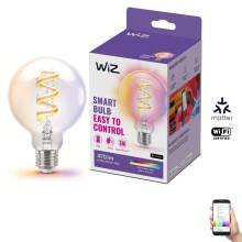 LED RGBW Prigušiva žarulja G95 E27/6,3W/230V 2200-6500K Wi-Fi - WiZ