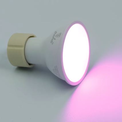 LED RGBW Prigušiva žarulja GU10/4,5W/230V 2700-6500K Wi-Fi Tuya