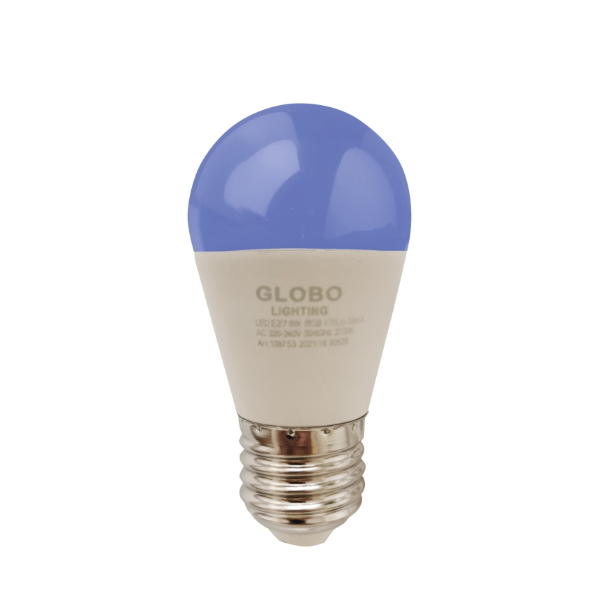 LED RGBW Prigušiva žarulja E27/6W/230V 3000K + daljinski upravljač - Globo