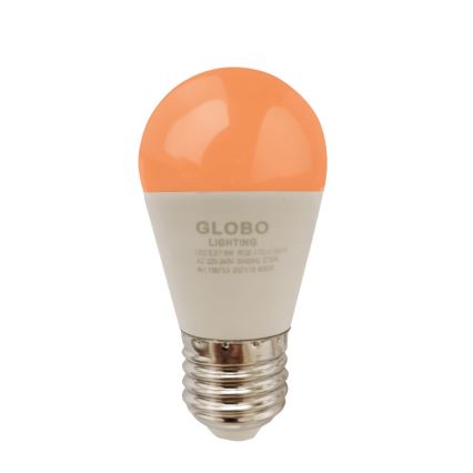 LED RGBW Prigušiva žarulja E27/6W/230V 3000K + daljinski upravljač - Globo
