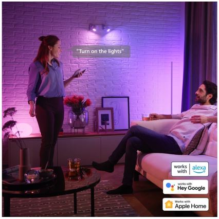 LED RGBW Prigušiva žarulja Philips Hue White And Color Ambiance GU5,3/MR16/6,3W/12V 2000-6500K