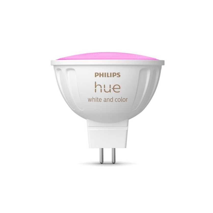 LED RGBW Prigušiva žarulja Philips Hue White And Color Ambiance GU5,3/MR16/6,3W/12V 2000-6500K