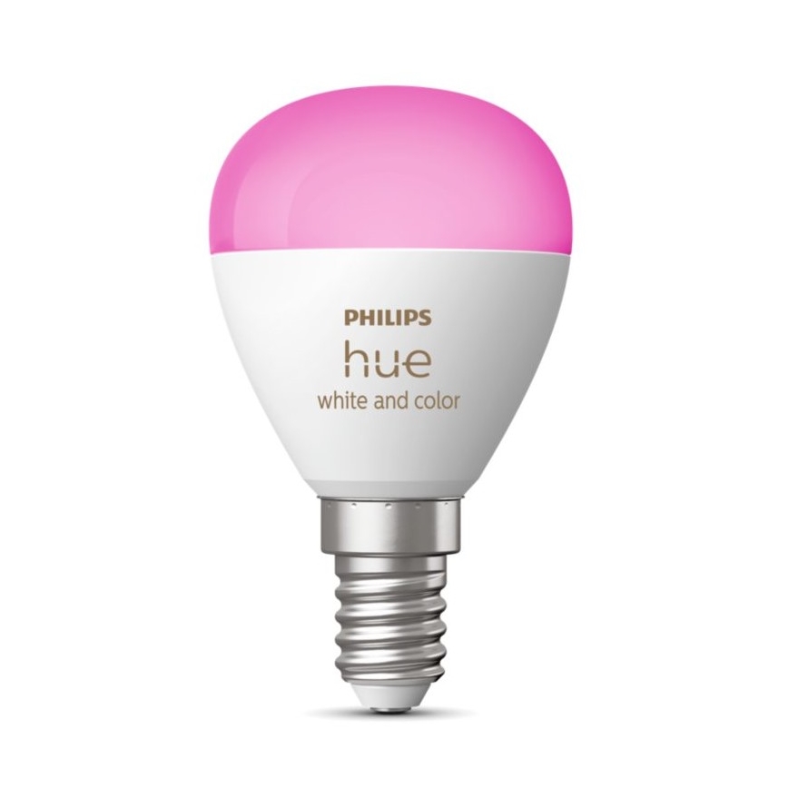 LED RGBW Prigušiva žarulja Philips Hue White And Color Ambiance P45 E14/5,1W/230V 2000-6500K