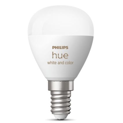 LED RGBW Prigušiva žarulja Philips Hue White And Color Ambiance P45 E14/5,1W/230V 2000-6500K