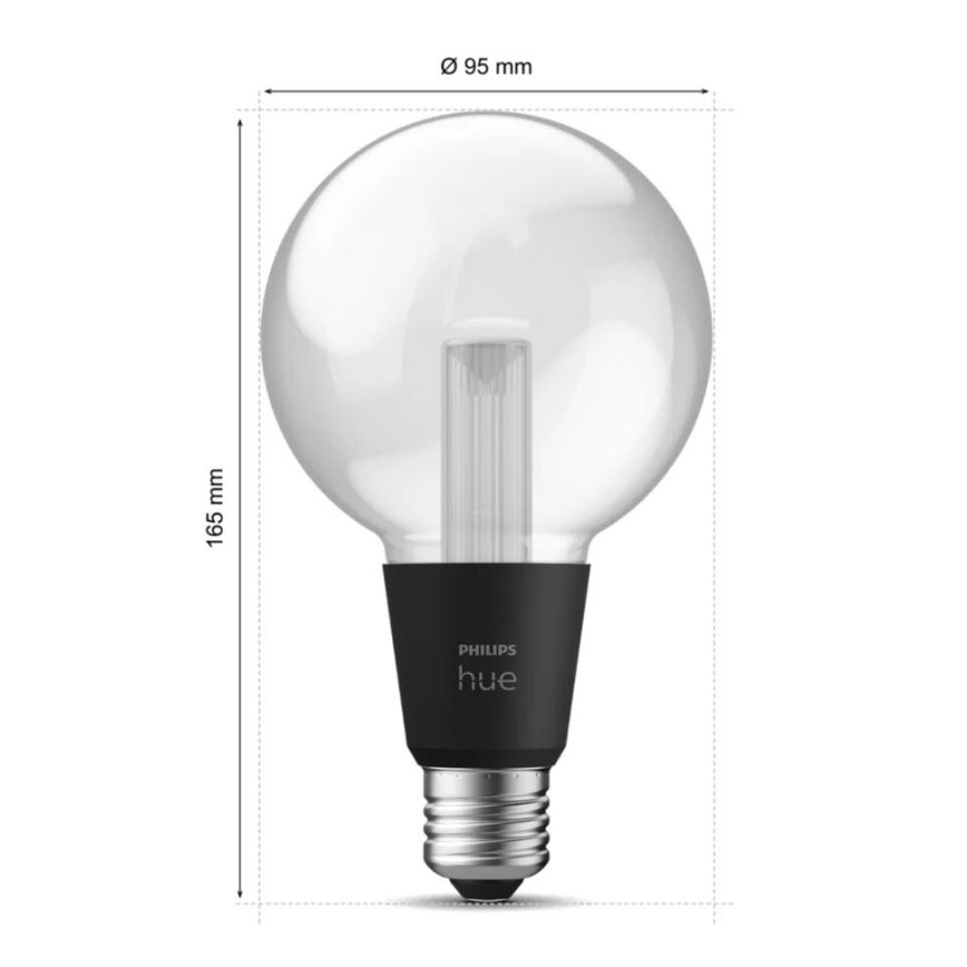 LED RGBW Prigušiva žarulja Philips Hue White And Color Ambiance E27/6,8W/230V 2000-6500K