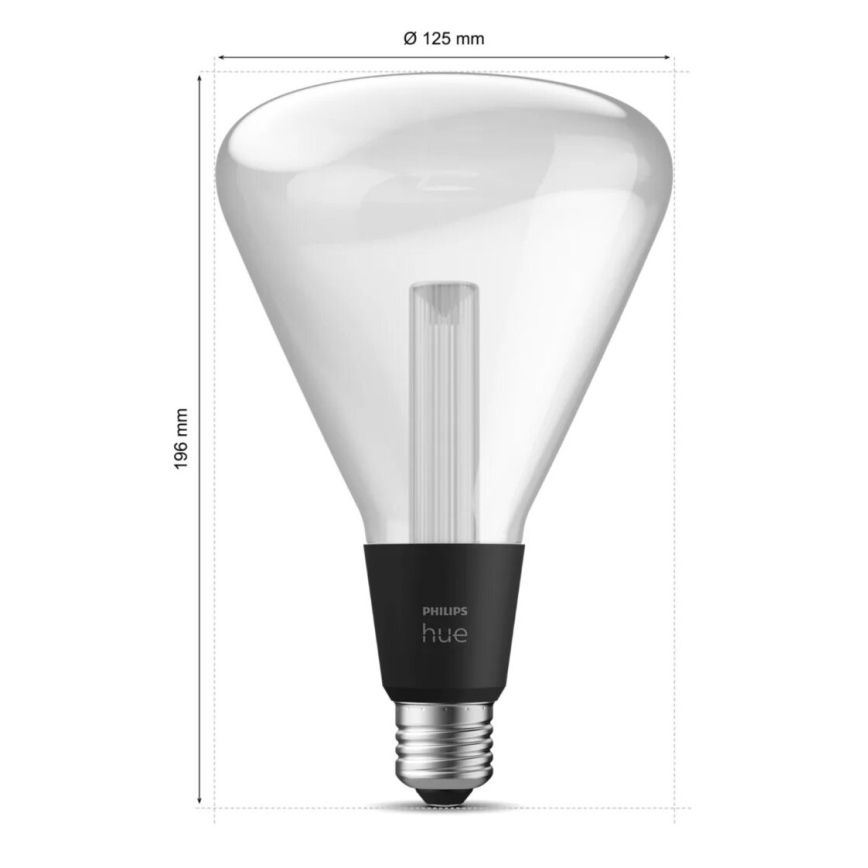 LED RGBW Prigušiva žarulja Philips Hue White And Color Ambiance E27/6,8W/230V 2000-6500K