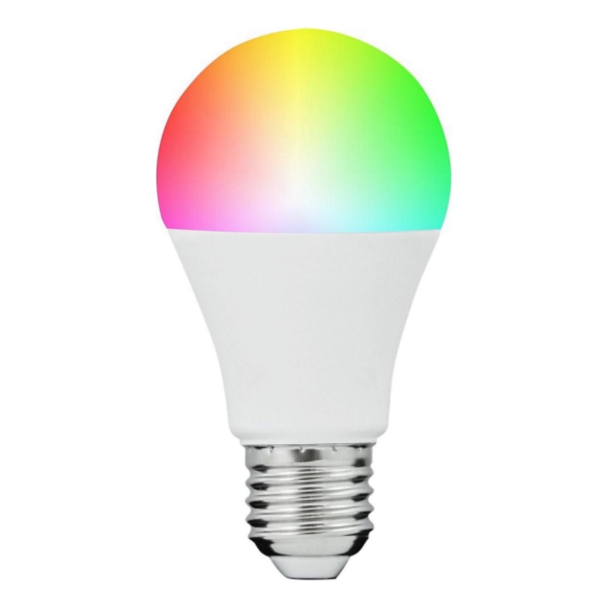 LED RGBW Prigušiva žarulja SMART A60 E27/8,5W/230V 4000K + daljinski upravljač