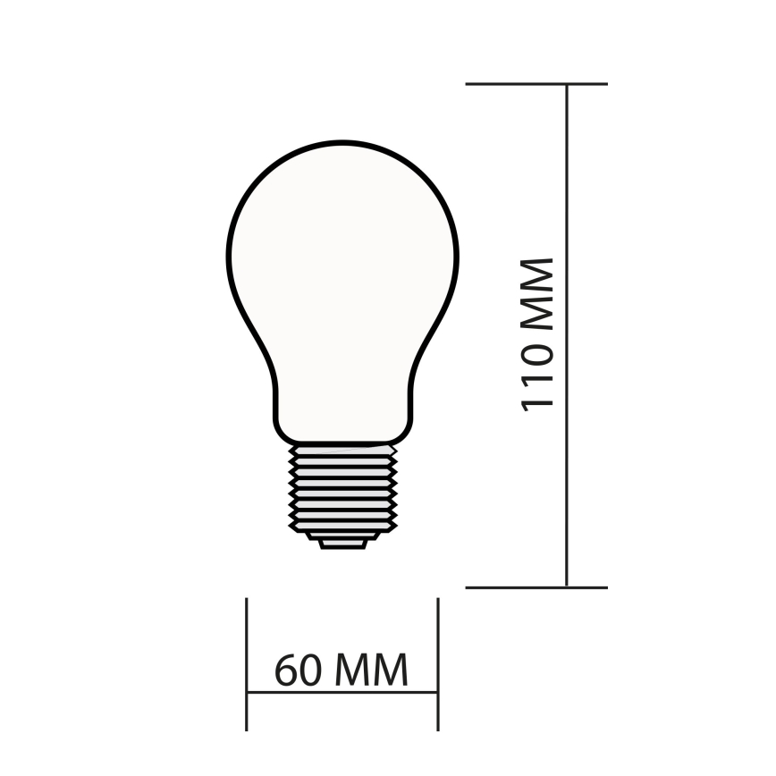 LED RGBW Prigušiva žarulja SMART A60 E27/8,5W/230V 4000K + daljinski upravljač