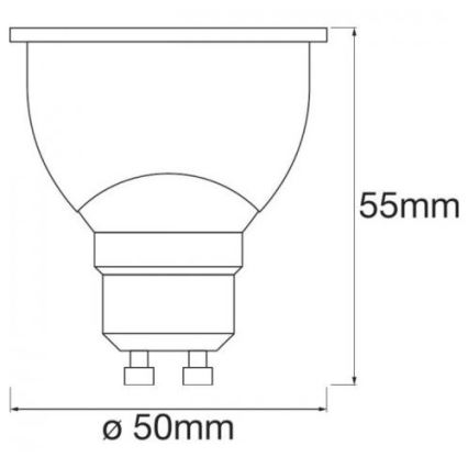 LED RGBW Prigušiva žarulja SMART+ GU10/5W/230V 2700K-6500K Wi-Fi - Ledvance