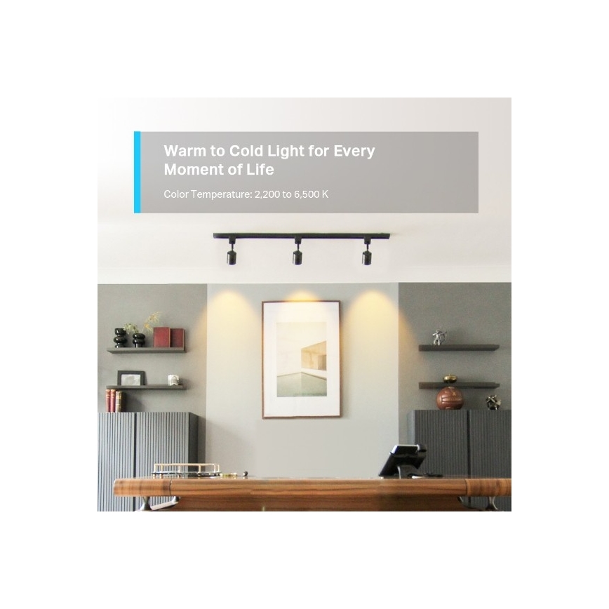 LED RGBW prigušivačka žarulja GU10/3,7W/230V 2200-6500K Wi-Fi - TP-Link