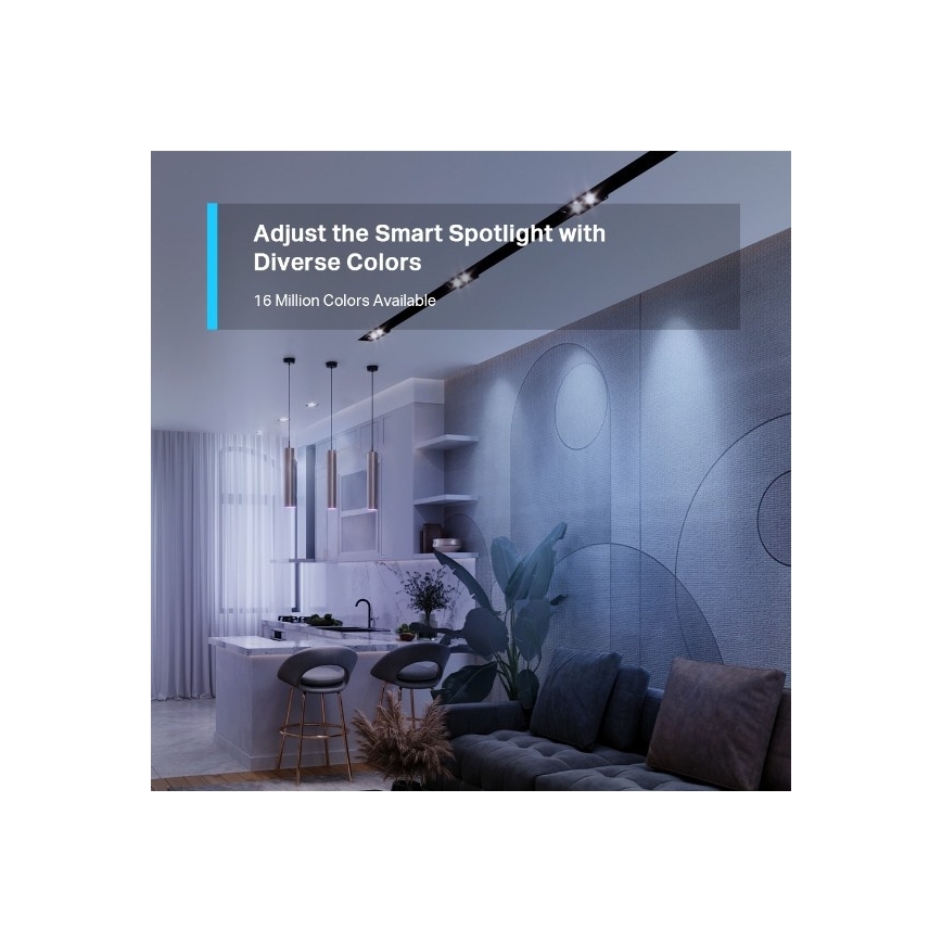 LED RGBW prigušivačka žarulja GU10/3,7W/230V 2200-6500K Wi-Fi - TP-Link