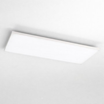 LED RGBW prigušivi nadgradni panel LED/13,5W/230V 3000-6500K 29,5x59,5 cm bijela + daljinski upravljač