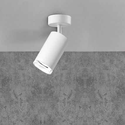 LED RGBW prigušivo kupaonsko spot svjetlo TURYN 1xGU10/4,8W/230V 3000K IP44 bijela + daljinski upravljač
