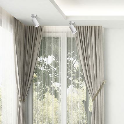 LED RGBW prigušivo kupaonsko rasvjetno tijelo TURYN 1xGU10/6W/230V 3000K Wi-Fi IP44 bijela