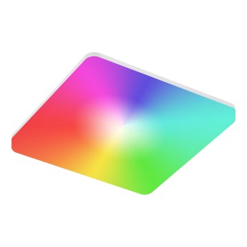 LED RGBW Prigušivo kupaonsko stropno svjetlo LED/15W/230V 3000-6500K 22x22 cm IP54 bijela Wi-Fi Tuya