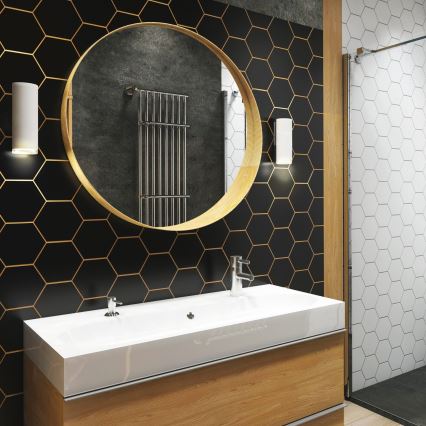 LED RGBW podesiva kupaonska zidna svjetiljka TURYN 1xGU10/6W/230V 3000K Wi-Fi IP44 bijela