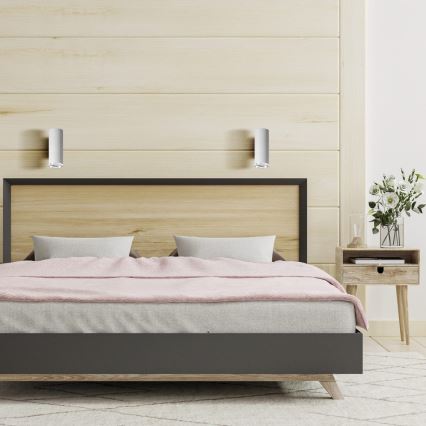 LED RGBW podesiva kupaonska zidna svjetiljka TURYN 1xGU10/6W/230V 3000K Wi-Fi IP44 bijela