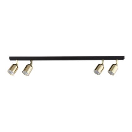 LED RGBW prigušivo spot svjetlo TOP 4xGU10/6,5W/230V 2700-6500K crna/zlatna