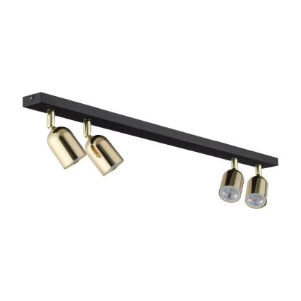 LED RGBW prigušivo spot svjetlo TOP 4xGU10/6,5W/230V 2700-6500K crna/zlatna