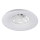 LED RGBW prigušivo stropno svjetlo s ventilatorom PLAVE PAN LED/24W/230V 3000-6500K promjer 48,5 cm bijela + daljinski upravljač