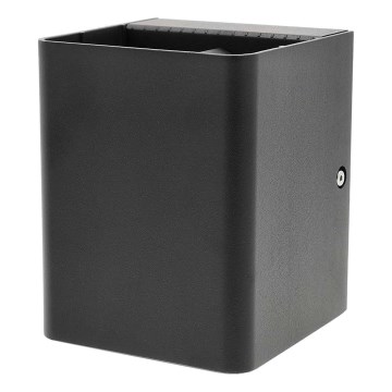 LED RGBW prigušivo vanjsko zidno svjetlo SmartLife LED/12W/230V IP65 Wi-Fi Tuya crno