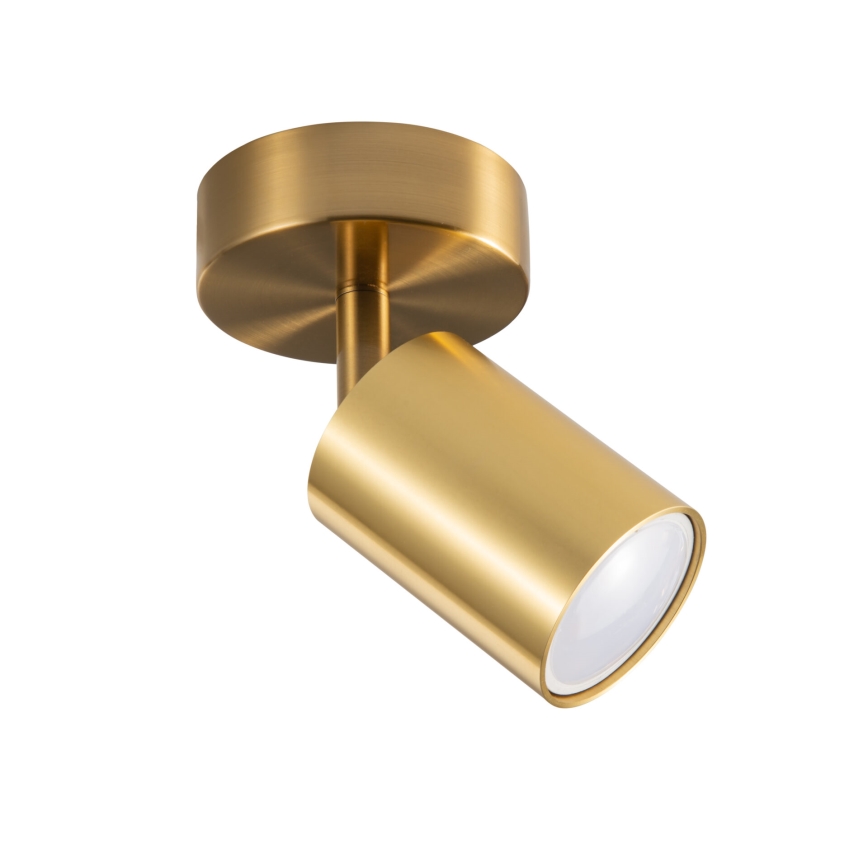 LED RGBW zidna točkasta svjetiljka GOLDI, prigušiva, 1xGU10/6W/230V, 3000K, zlatna + daljinski upravljač
