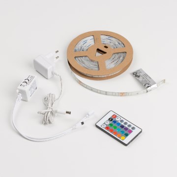 LED RGBW prigušljiva LED traka/9W/230V 5m Wi-Fi + daljinski upravljač