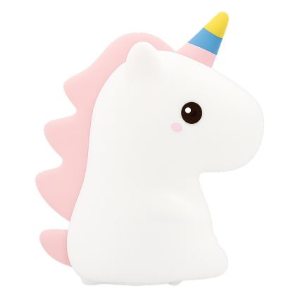 UNICORN RGBW punjiva LED dječja noćna svjetiljka s podesivom svjetlinom i upravljanjem dodirom LED/1W/5V 1200 mAh