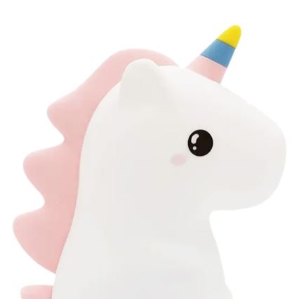 UNICORN RGBW punjiva LED dječja noćna svjetiljka s podesivom svjetlinom i upravljanjem dodirom LED/1W/5V 1200 mAh